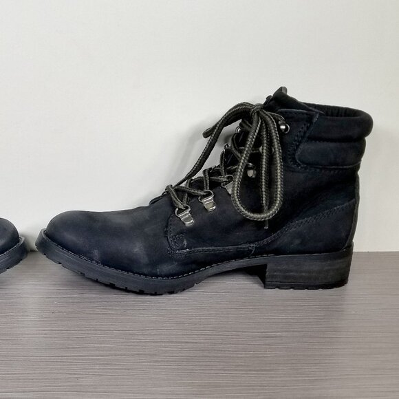 Steve Madden Gantra Hiking Bootie, Black Leather, Womens Size 9 M - Picture 8 of 12